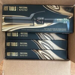 Hot Tools Professional Black Gold 1¼" Salon Curling Iron - Black/Gold